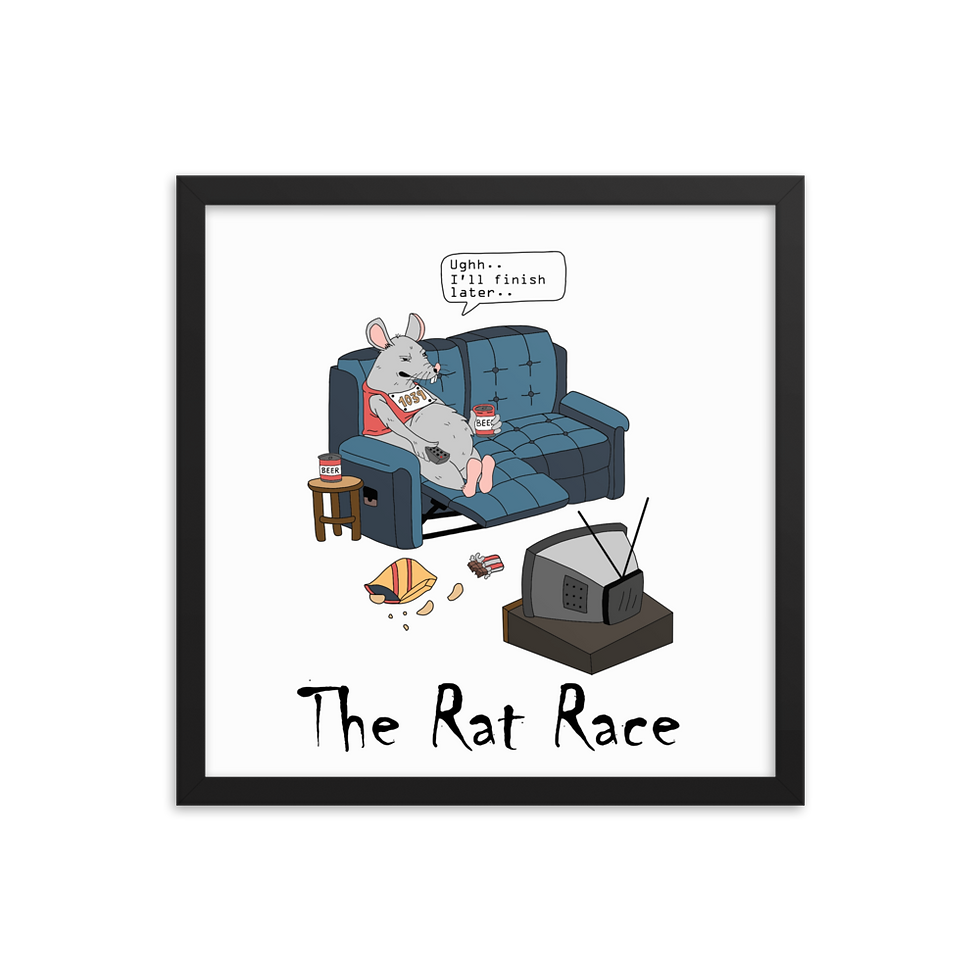 Thumbnail: The Rat Race- Framed poster
