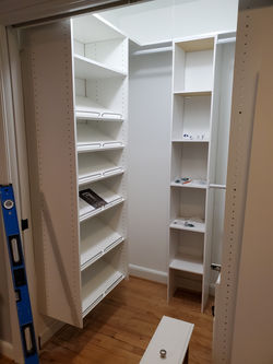 Added to an existing closet, left side