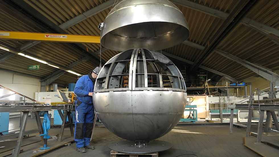 Museum Sphere – Interaktive Edelstahlskulptur