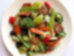 Stir-fried Pork with Mixed Vegetables in Garlic Sauce 魚香肉片