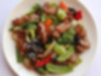 Stir-fried Beef with Mixed Vegetables in Garlic Sauce 魚香牛肉
