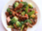 Stir-fried Beef with Mixed Vegetables in Brown Sauce 什菜牛肉
