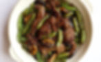Stir-fried Beef with Sugar Snap Peas 怪味冬菇