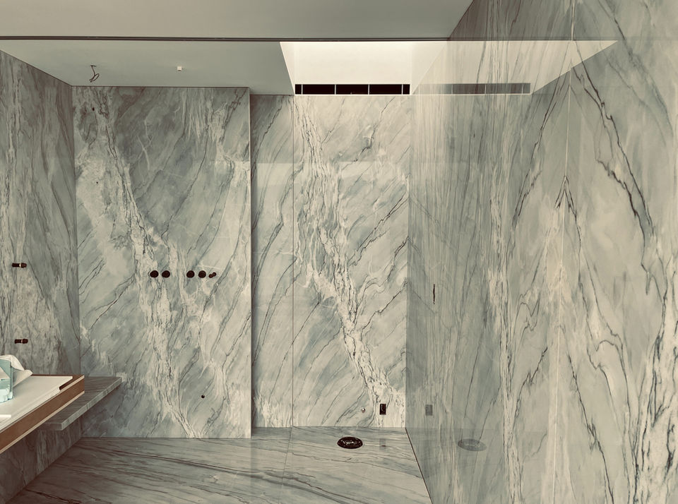 stone slabs bathroom