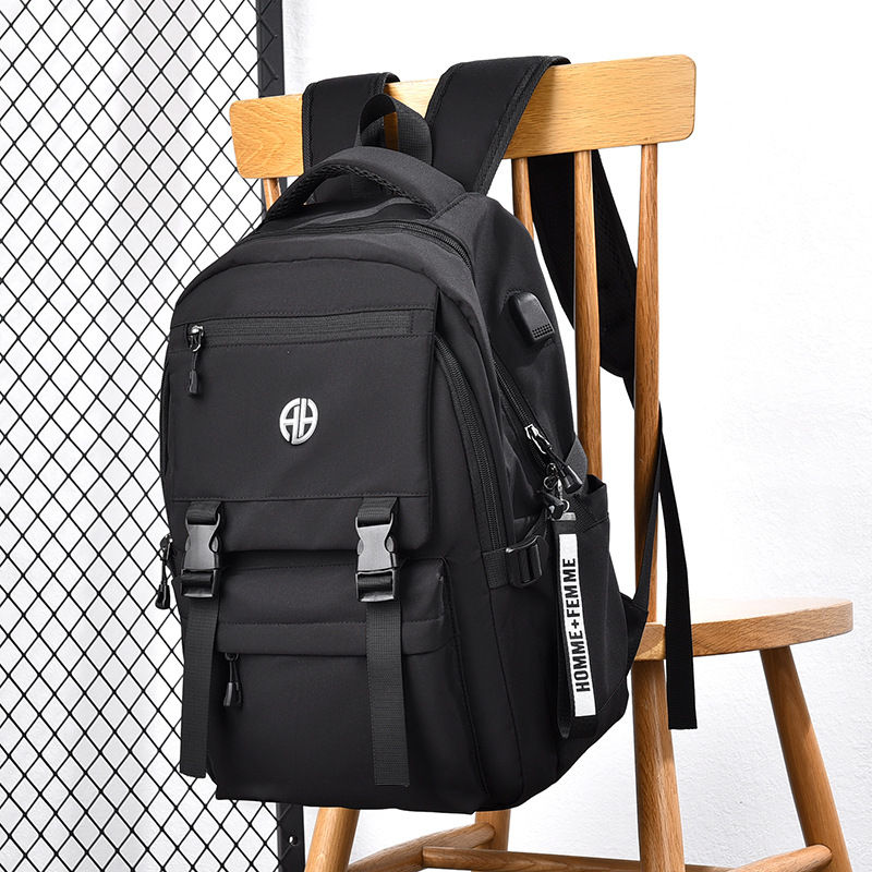 Large Capacity Men's Travel Backpack with USB Charging