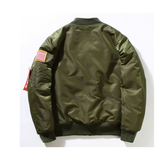 Miniatura: Embroidered Flight Jacket Baseball Coat