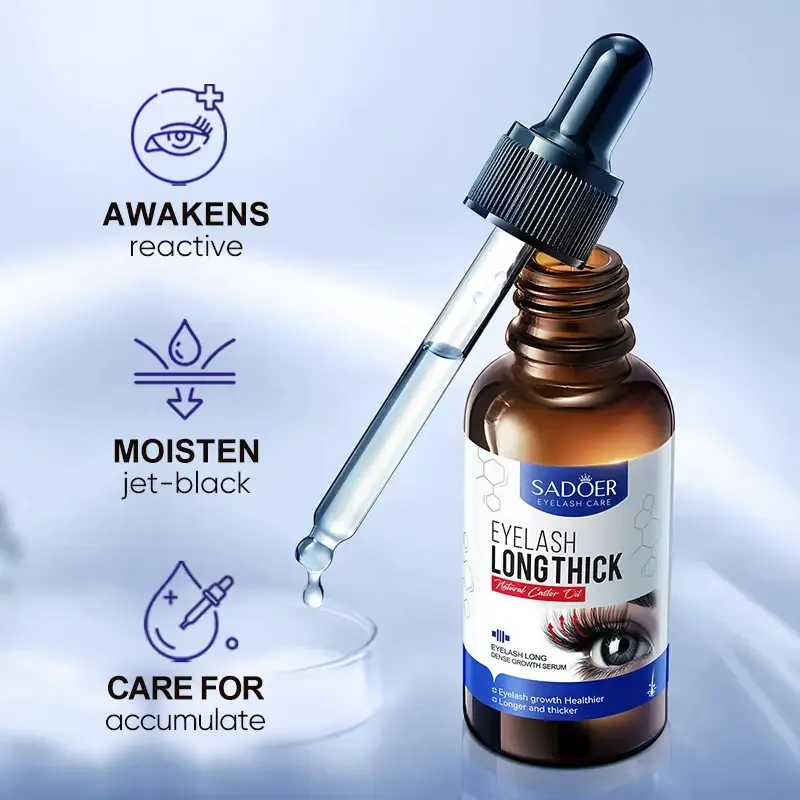 Thumbnail: Fast Eyelash Eyebrows Growth Serum 7 Days Natural Eyelash Enhancer Longer Fuller