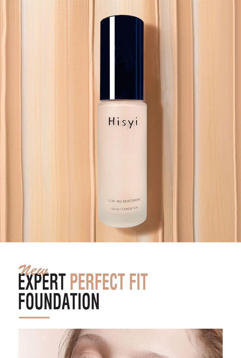 Thumbnail: Liquid foundation naturally covers flaws without sticking powder, plain face cre