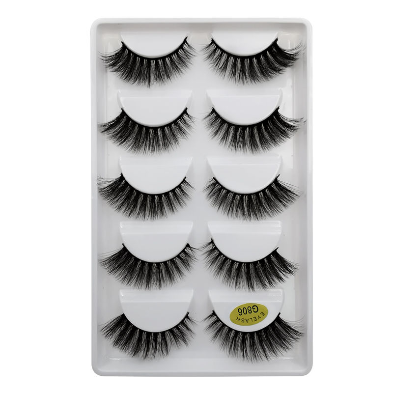 Thumbnail: YSDO 3/5 Pairs 3D Mink EyeLashes Natural Hair False EyeLashes Long 100% Dramatic