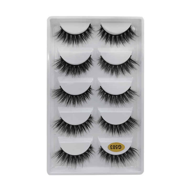 Thumbnail: YSDO 3/5 Pairs 3D Mink EyeLashes Natural Hair False EyeLashes Long 100% Dramatic