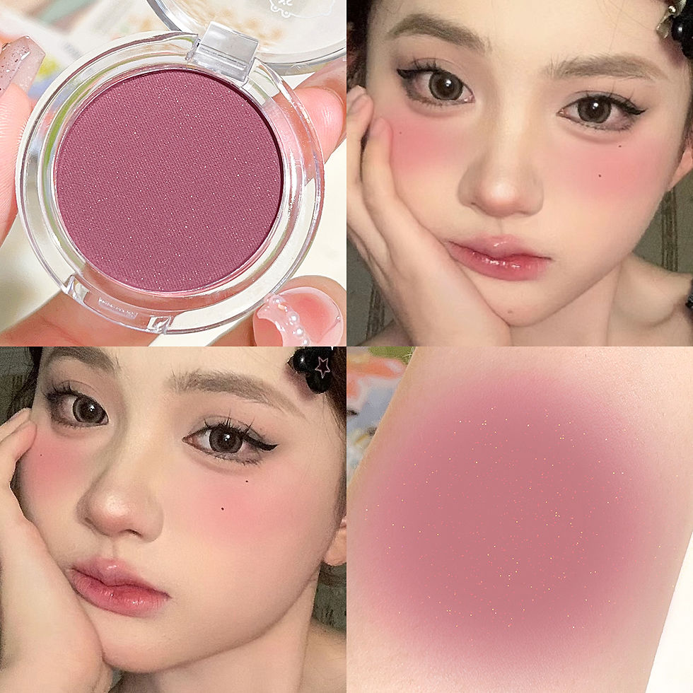 Thumbnail: HISYI monochrome blush whitening matte cosmetics vitality girl nude makeup natur