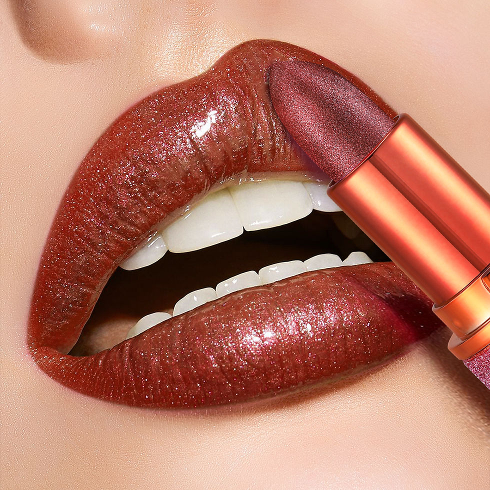 Thumbnail: Rose smoke powder, bright starry sky, glossy velvet texture, durable, make your 