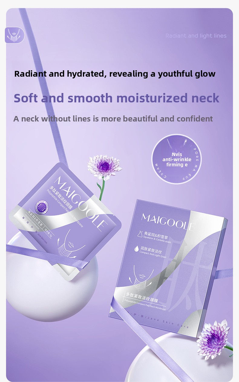 Thumbnail: Peptide neck mask to reduce neck lines, hydrate and moisturize neck line patches