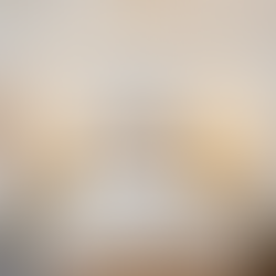 Bright bedroom with a large bed, beige headboard, white bedding, and two bedside lamps. Tray ceiling and large windows with curtains. Peaceful mood.