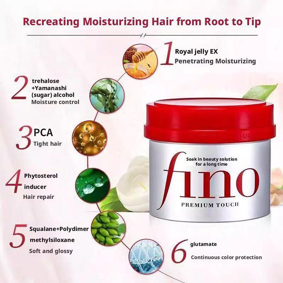 Thumbnail: Fino Hair Care Shampoo Conditioner Hair Mask Oil Cleaning And Oil Control Repair