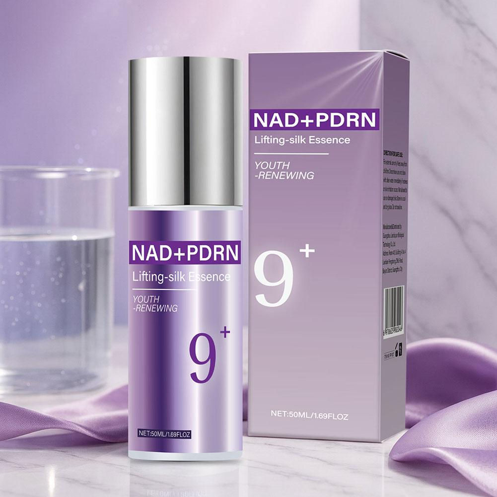 9+ NAD+ PDRN Lifting Firming Essence Moisturizing Nourishing Facial Serum Smooth