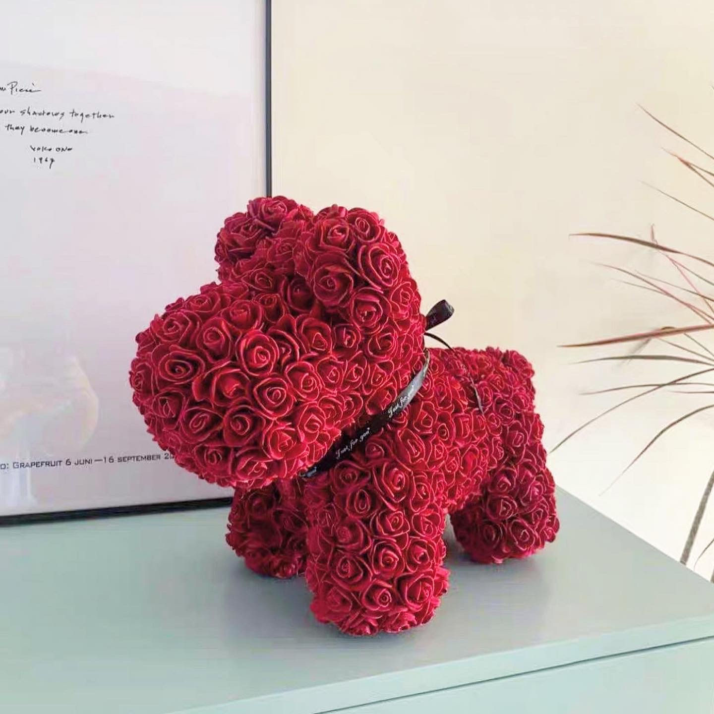 Large Size Handmade Rose Dog