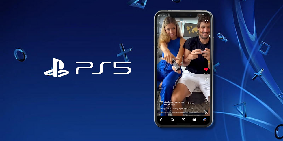 Campaña de influencers para PlayStation 5