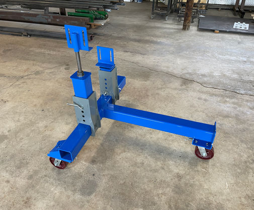 Tractor splitting stand