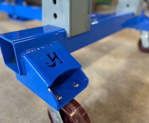 Tractor splitting stand