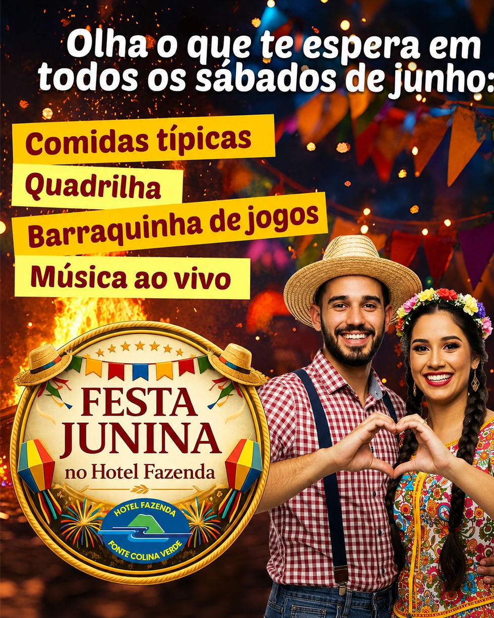 Festa Junina aos Sábados