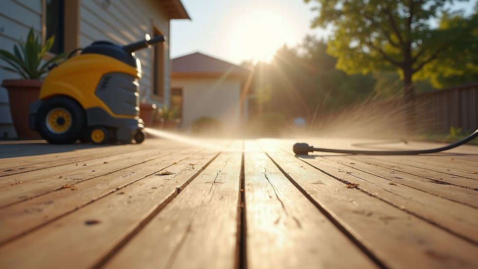 Revitalize Your Deck with Power Washing: Deck Cleaning Tips You’ll Love