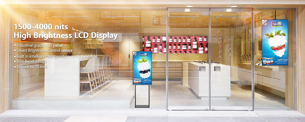 Butik kiosk displays