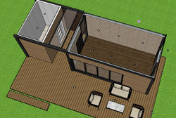 Small Tiny House with patio