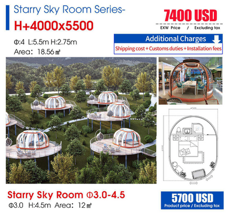 VOLFERDA PRICE LIST Ø: 4.5m 12m2
