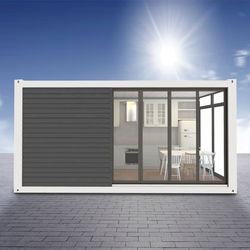 Modern flatpack tiny prefabricated prefab shipping tiny 20ft container house homes 11