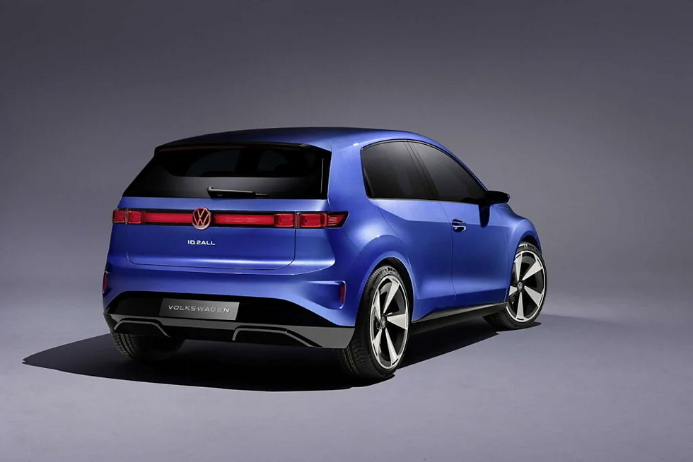 Thumbnail: 160 km/t VW ID.2 FWD 3-door 4-seat Mini EV 166kW/226 HK, lader 10-80% på 20 min.
