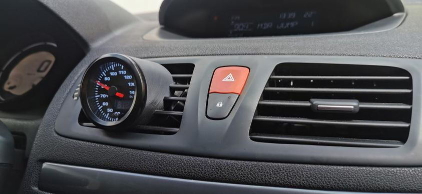 Renault Megane 3 RS 2.0 Turbo Anzeigenhalter Zusatzinstrumente Mitte