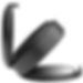 Thumbnail: Open Compact Filled With Powder Eye Liner Side View