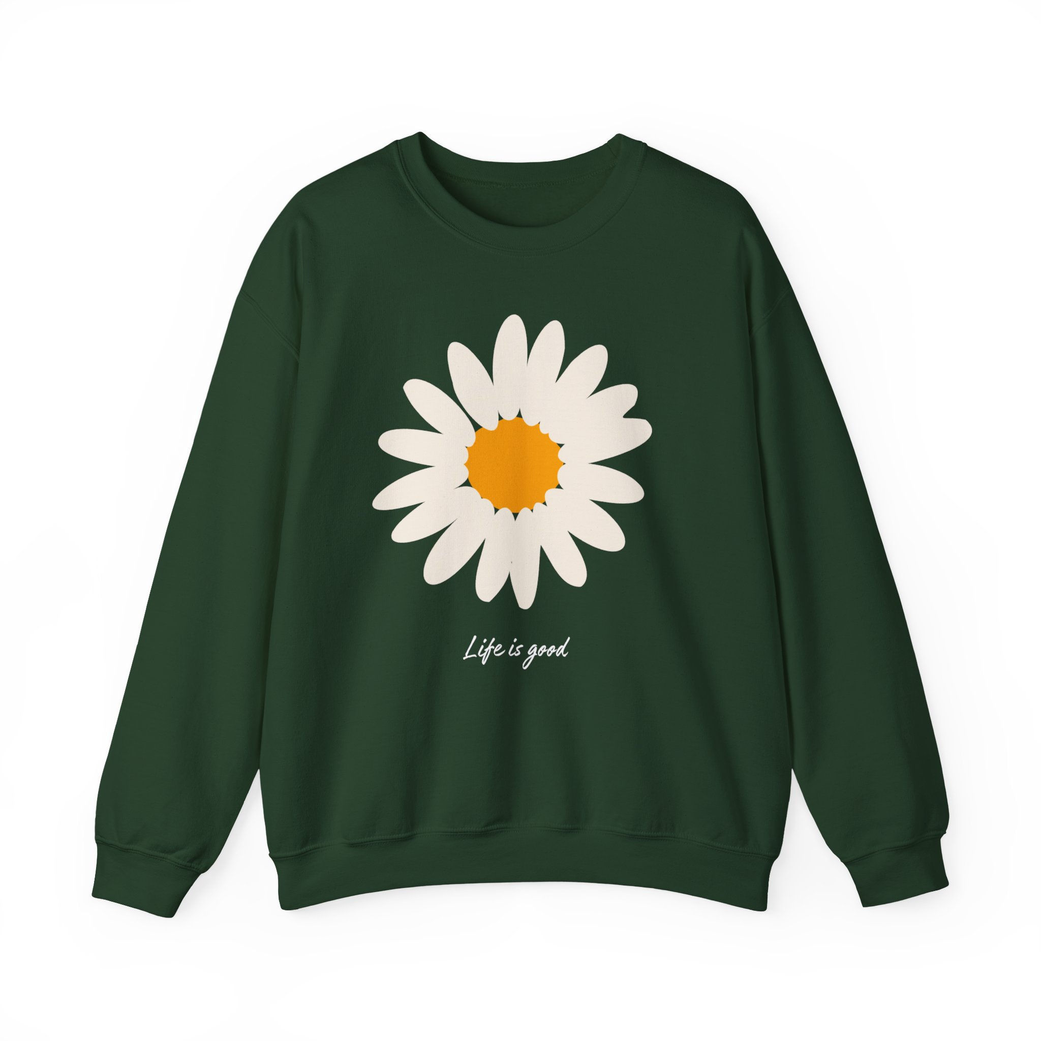 Life is Good Floral Sweatshirt