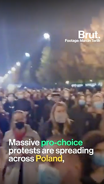 Protest for abortion rights in Poland