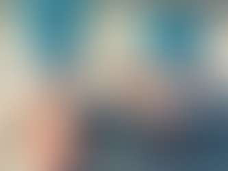 Baby feet on sand, wearing blue pants. Text overlay: "My Key Takeaways Nine Months Postpartum." Bright and calm beach setting.