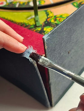 Renfort au papier japonais