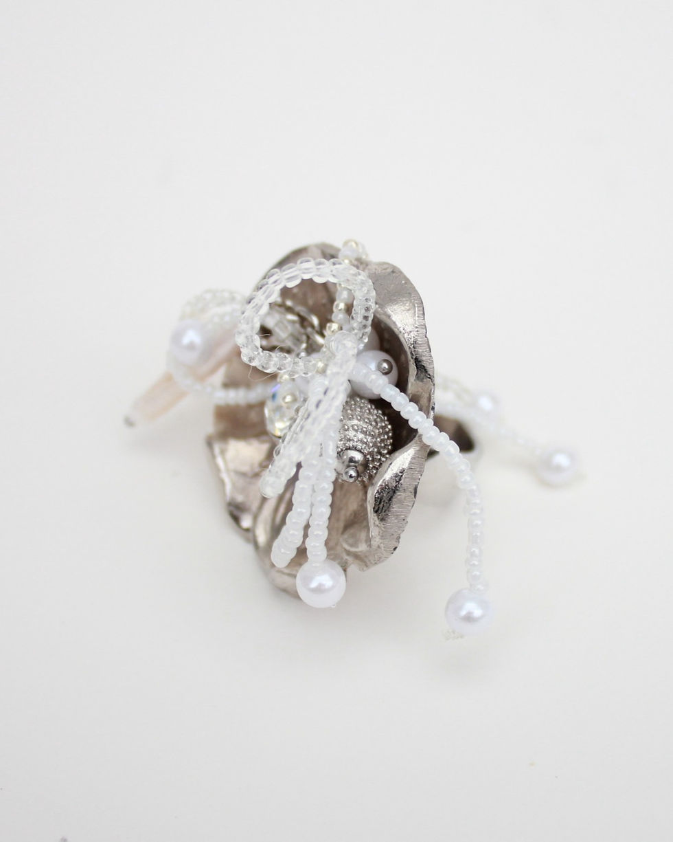 Thumbnail: SILVER METAL FLOWER