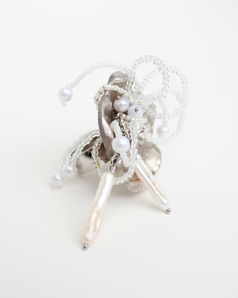 Thumbnail: SILVER METAL FLOWER