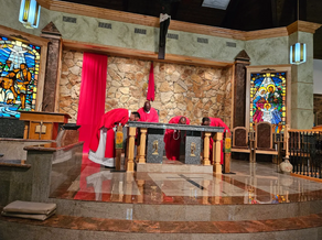 Catholics Across Houston Gathered to Support Sunnyside on Feb. 28, as St. Francis Xavier Church Reinstates Its St. Vincent de Paul Society Conference to Fight Housing Instability