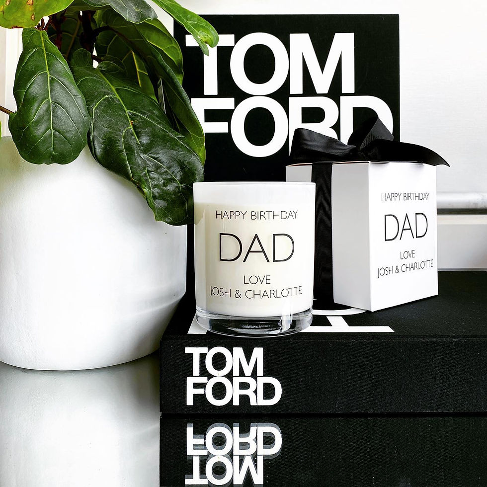 Personalised Soy Candle