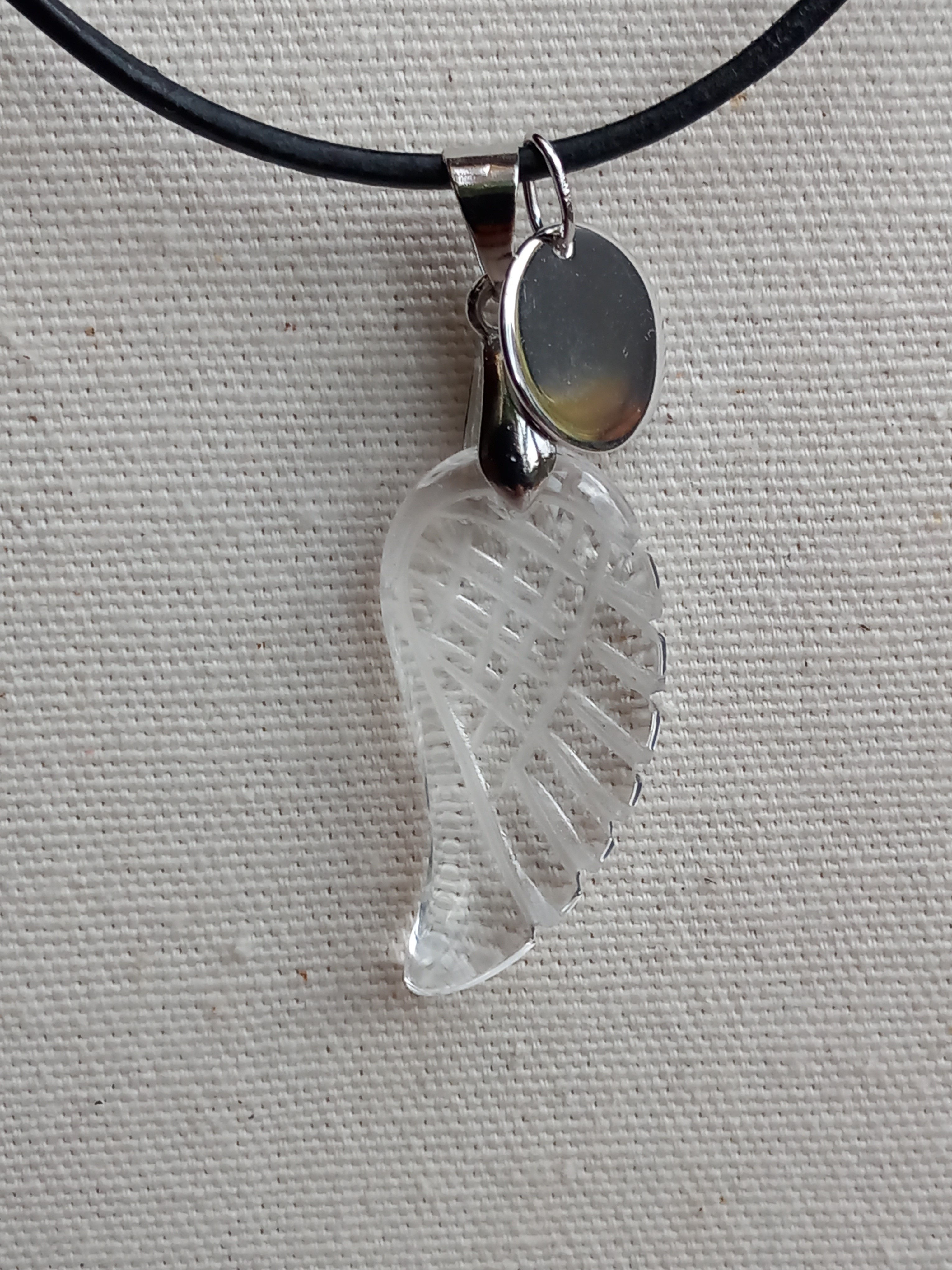 Anhänger Engelsflügel Bergkristall