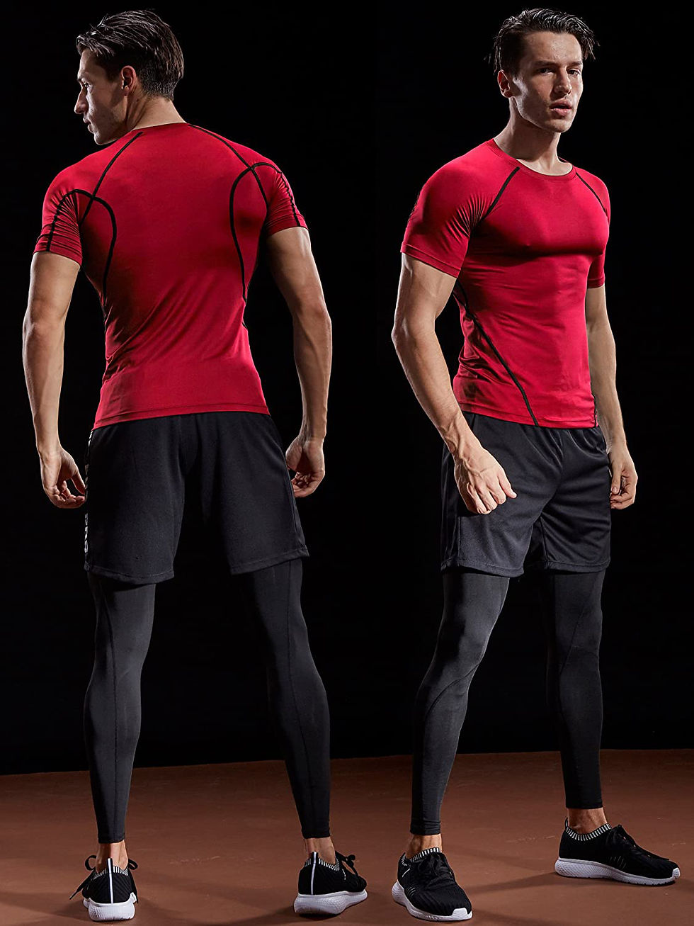 Thumbnail: 2026 Compression T Shirt Men Summer Sportswear Running T-shirt Elastic Quick Dry