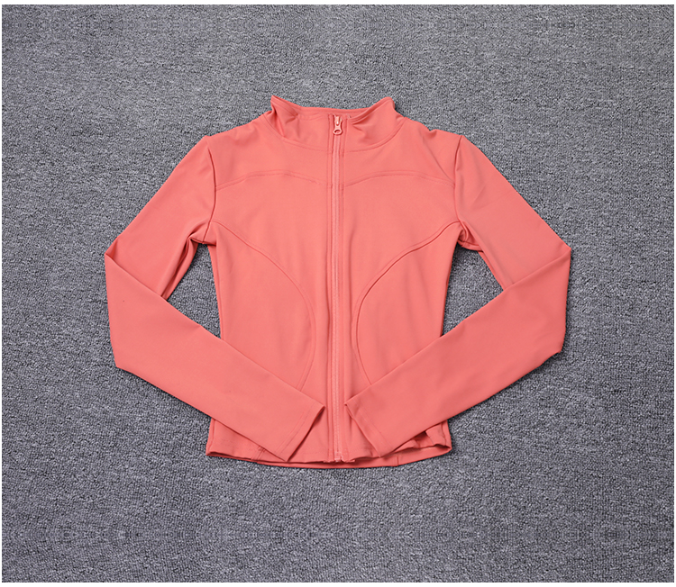 Thumbnail: Women Sport Jacket Long Sleeve Shirt Workout Coat Gym Training Clothing Yoga Spo