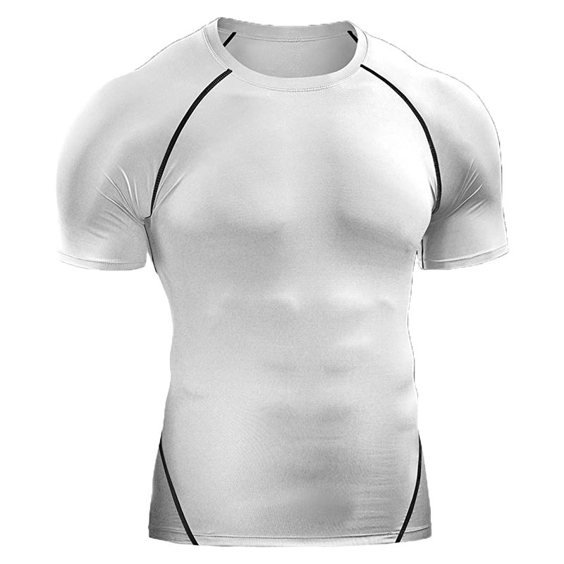 Thumbnail: 2026 Compression T Shirt Men Summer Sportswear Running T-shirt Elastic Quick Dry