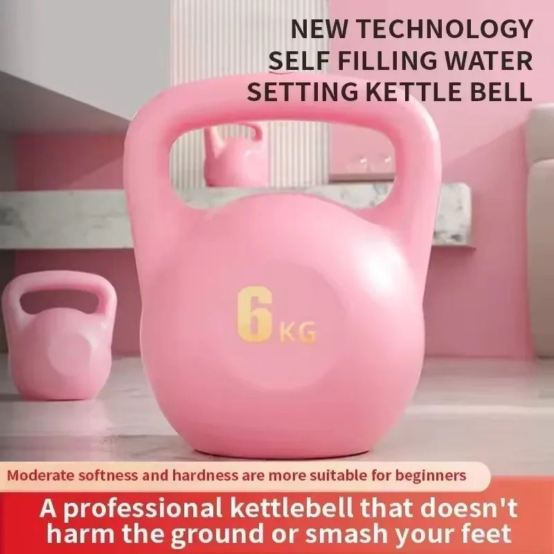 Thumbnail: 2-8KG Soft Water-filled Kettlebells Home Fitness Weight-bearing Kettlebell Sport