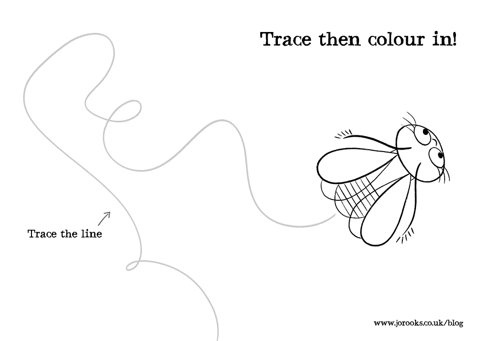 Trace then colour in!