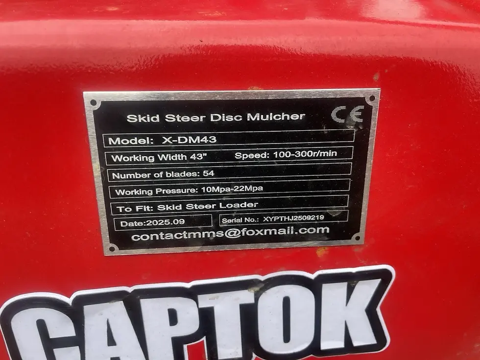 Thumbnail: NEW/UNUSED Mulched Skid Steer/ Avant Brush Cutter + VAT