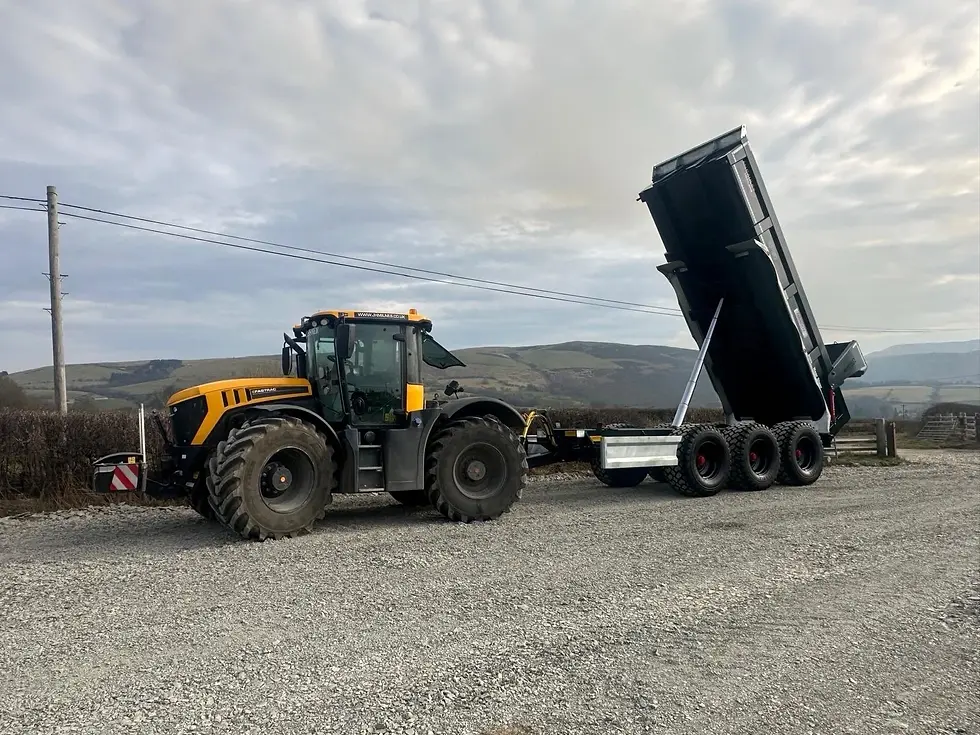 Thumbnail: MCCAULEY 30 Tonne DUMP TRAILER Tri Axel Rear Steer + VAT