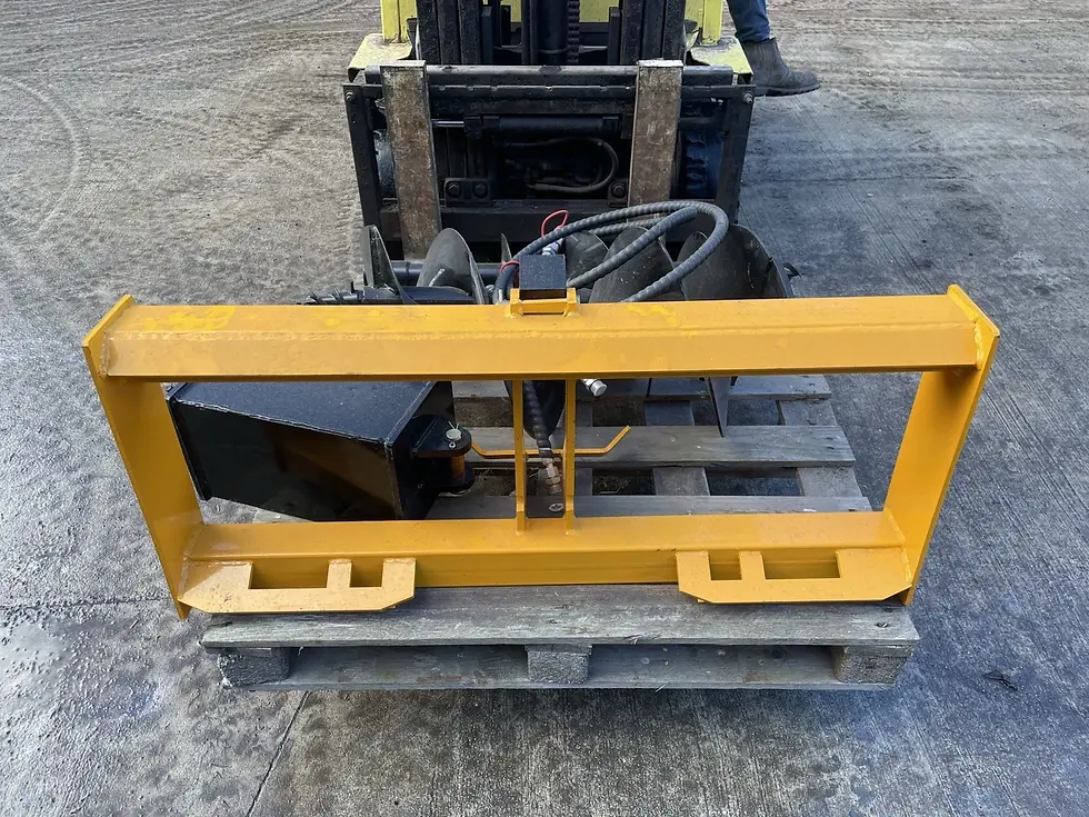 Thumbnail: Post Hole Digger Auger Skid Steer New 3 Sizes Hydraulic + VAT